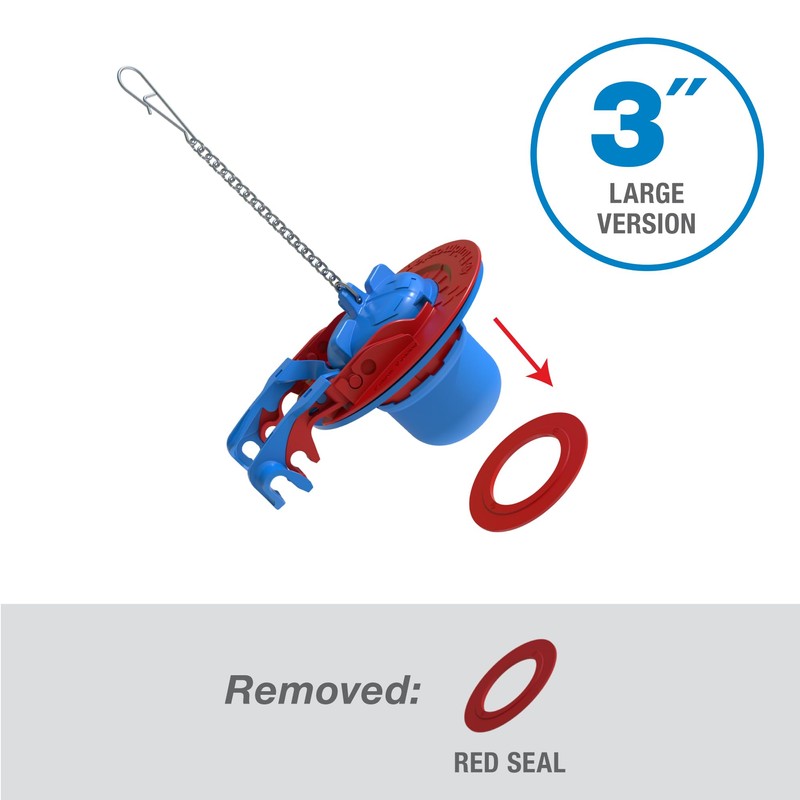 Fluidmaster K-400H-043-T4 Super Kit 2 in, or 3 Flapper and