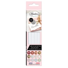 Aladine - Pack of 4 Flexible Wax Sticks - Clear