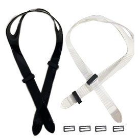 Pilarmuture 2pcs Replacement Mask Strap, Silicone Dive Mask Strap Replacement Snorkeling Straps,Suitable for most diving orsnorkeling masks 55 x 1.8cm (Not suitable for swimming goggles)