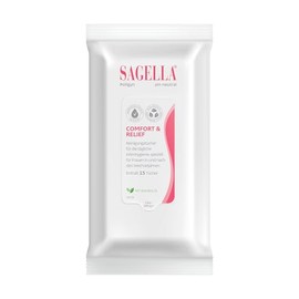 SAGELLA poligyn Cleaning Wipes - Gentle Care for Intimate Care (for Women from 50)