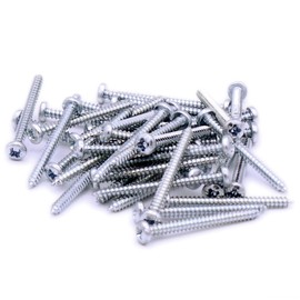 No.6 x 1.5 (3.5mm x 38mm) Pozi Pan Self-Tapping Screw - Steel (Pack of 40)
