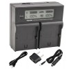 For Canon LP-E17 Battery & LCD Dual Charger for Canon