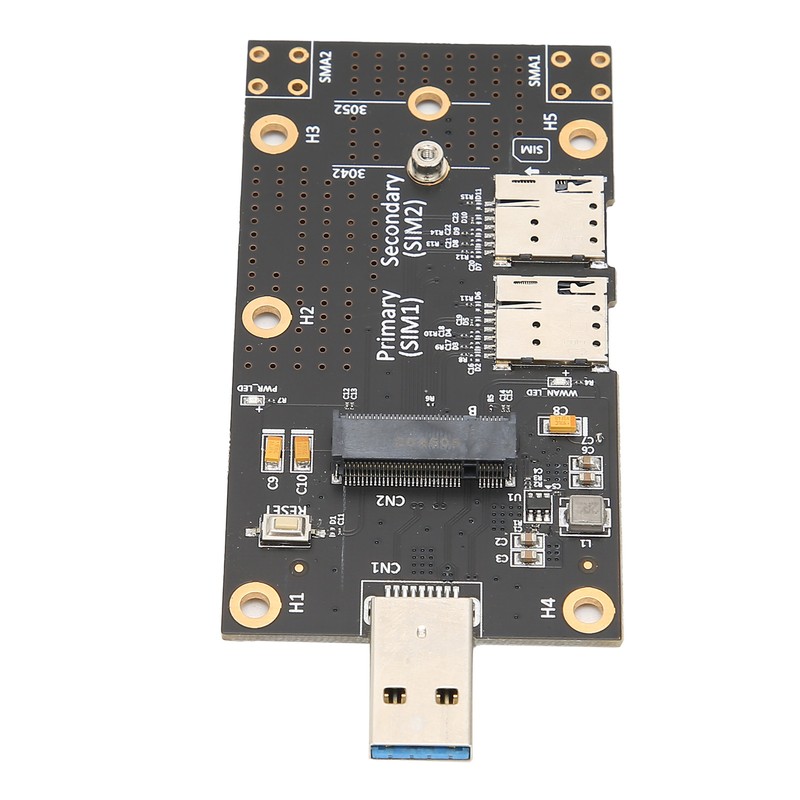 M.2 to USB 3.0 Adapter Push Connector for Dual SIM