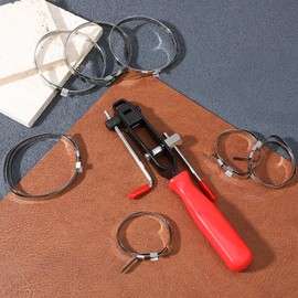 CV Boot Clamp Pliers, 13 PCS Stainless Steel Universal CV Boot Clamp Tool Kit Adjustable CV Axle Boot Repair Kit Automotive Drive Shaft CV Boot Band Clamps cv boot expander tool for Most Cars