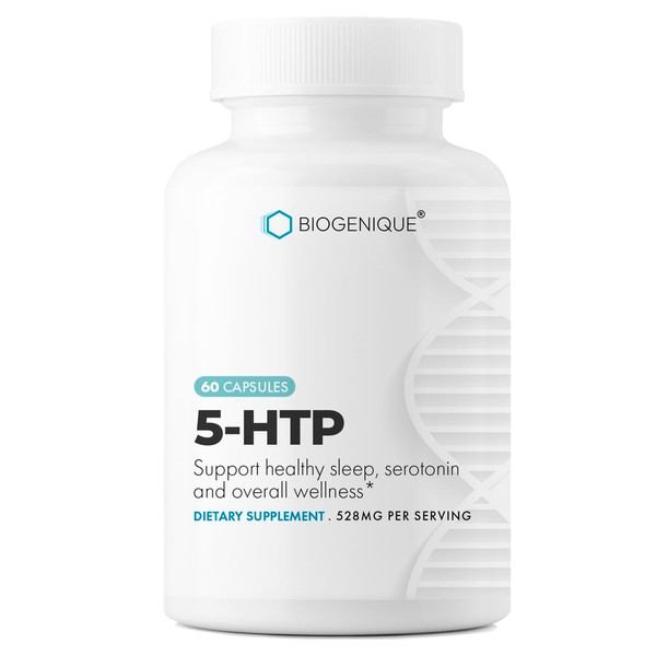 Biogenique 5-HTP (5-hydroxytryptophan) 200 mg, Mood Enhancer and Neurotransmitter Support*