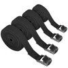 Pack of 4 Tie Down Straps with Ratchet 5 m,
