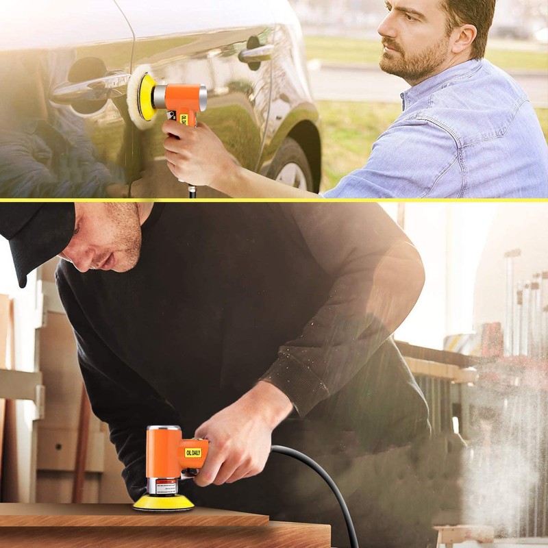 NuoDunco 21Pcs 1'' 2'' 3'' Mini Random Orbital Air Sander