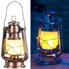 Lunartec Storm Lamp: LED Storm Lantern with Flame Effect 25
