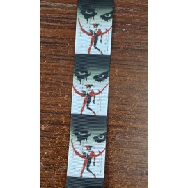 Unbranded 1" Superhero Harley Quinn Ribbon SOLD BY YARD