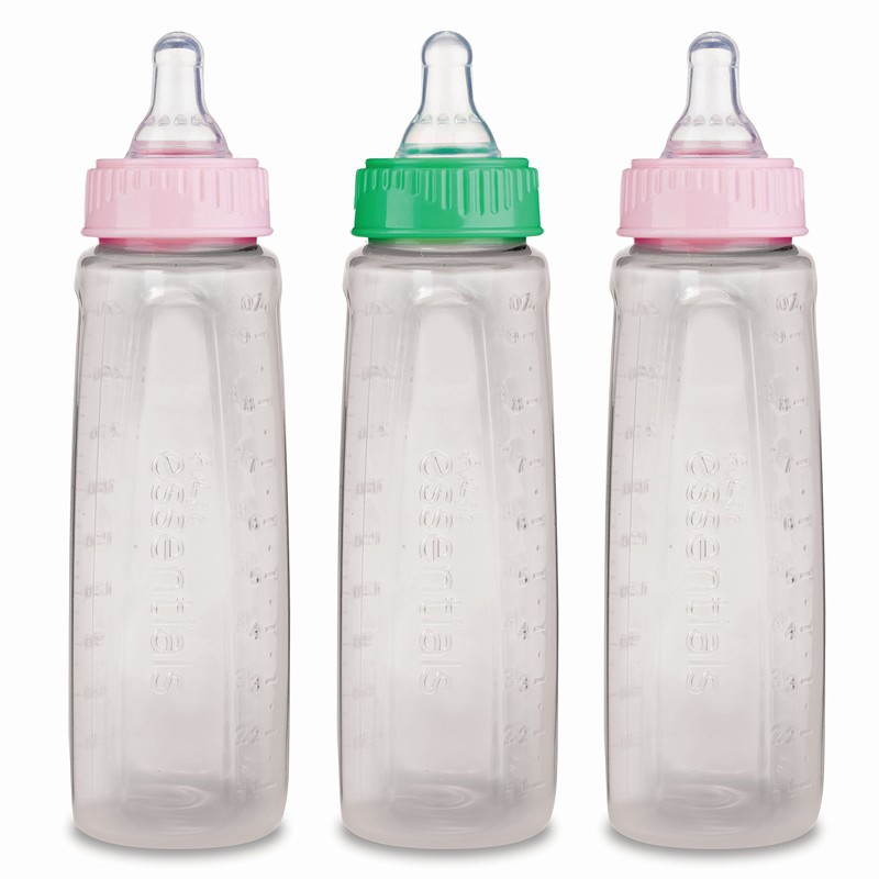 Gerber First Essential Clear View Plastic Nurser With Latex Nipple,