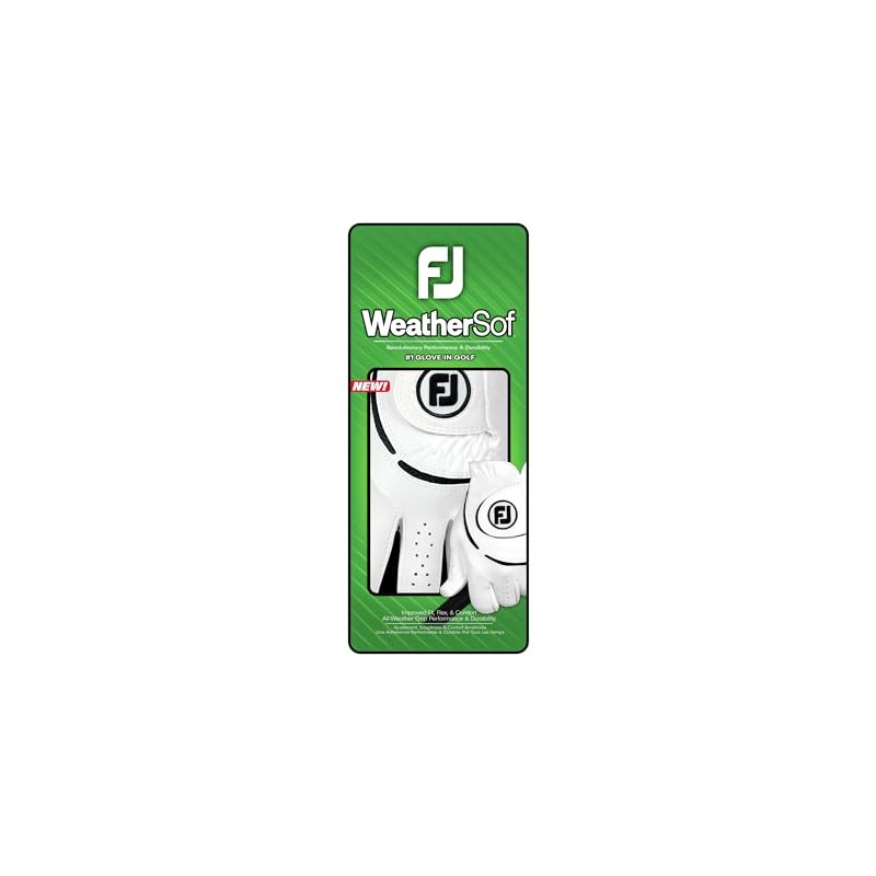 FootJoy WeatherSof Women's Golf Glove, White