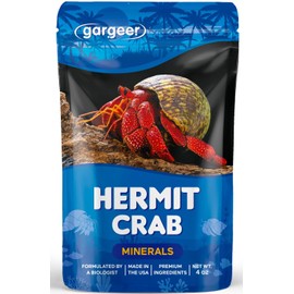 Gargeer 4oz Hermit Crab Mineral Supplement. Using Premium Ingredients ONLY, You Will Now Promote Optimal Growth, Exoskeleton Formation, and Support The Molting Process. Enjoy!
