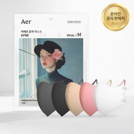 AER 아에르 KF80 윤곽 마스크 30매 /새부리형/국산 Aer KF80 Contour Mask 30 Sheets / Duckbill Type / Made in Korea