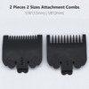 2 Pieces Professional Hair Clipper Guard Guide Attachment Combs, 1.5mm,