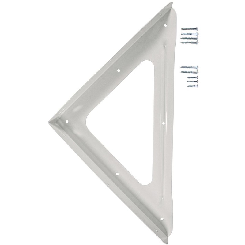 WAKI Delta Brackets Shelf Bracket White