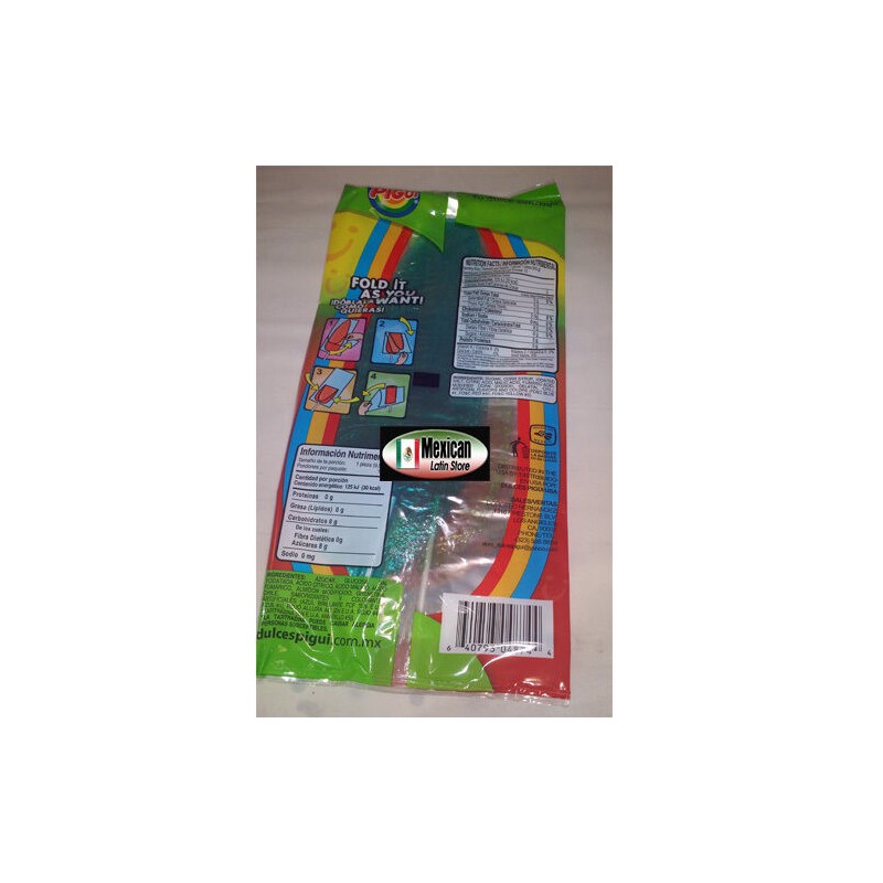 7x10 Slaps Cachepigui (Cachetadas) Tropical Fruit Lollipop Mexican Candy(70pc)