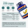 Cod Liver Oil 1000mg, 120 Softgels. EPA 80mg DHA 90mg.