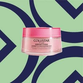 Collistar Idroattiva+, Sorbetto Idratazione MAT, Face Cream, 100H Moisture, Light Texture, Ideal for Combination Skin and Oily Skin, 50 ml