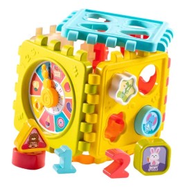 Cubo Sensorial 6 En 1 Montessori Educativo Para Bebés