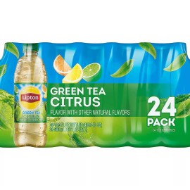 Lipton ICED TEA LIPTON GREEN CITRUS (24 BOTTLES,  16.9 oz), NATURAL FLAVORS