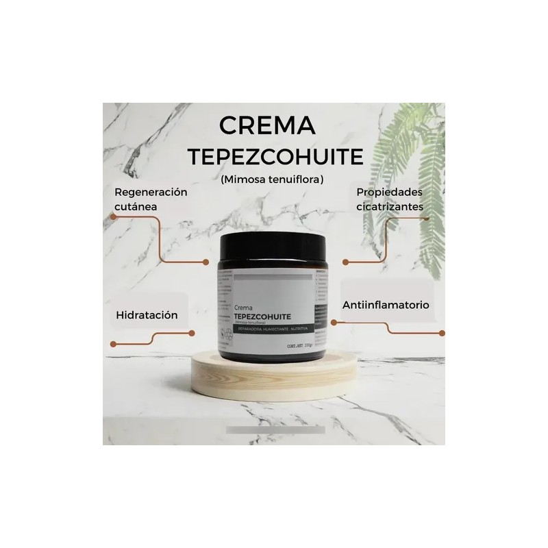 Crema Tepezcohuite 100g Regeneradora Facial