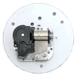 Music Box for Use in DIY Snow Globe | Melody We Wish You a Merry Christmas | Craft Snow Globe | on 8.8 cm Plate | 40014b