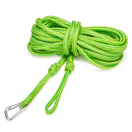 Kayak Tow Rope with Clip, Heavy Duty Boat Mooring Rope Dock Line with 316 Stainless Steel Hook for Jet Ski Anchor PWC Pontoon Marine