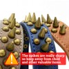 Spiked Studded Dog Collar,Protect The Dog’s Neck from Bites. -