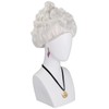 BESTBEL 3 Pcs Short Grey Wig for Women Short Silver