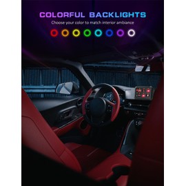 Chelhead 6 Gang Switch Panel 4 Inch RGB Backlit Dimmable Strobe Multifunction Offroad Light Switch Panel Compatible with 12V24V Car Truck Jeep SUV Boat Marine, Aluminum