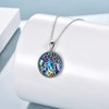 YAFEINI Giraffe Jewellery Gifts 925 Sterling Silver Abalone Shell Giraffe