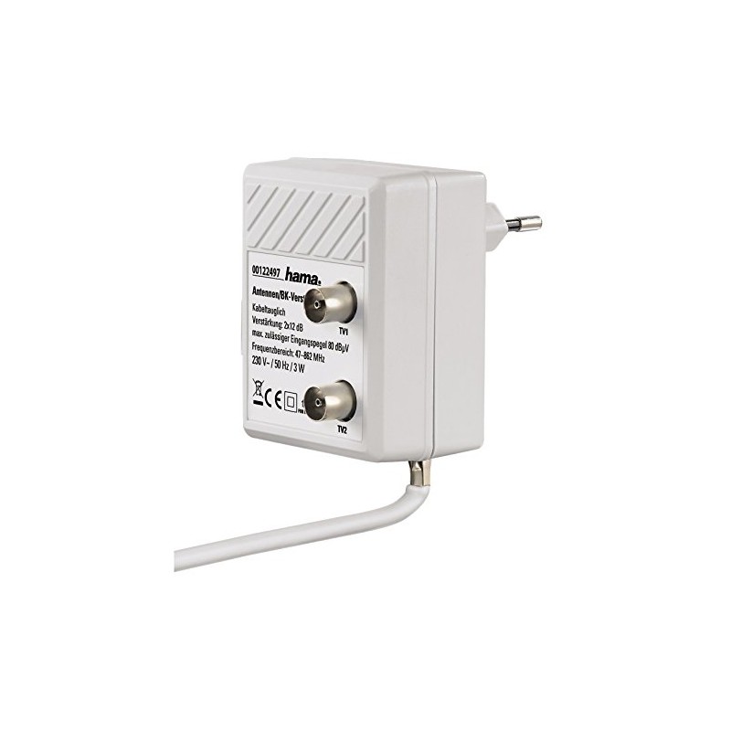 Hama 75122497 2-Way Amplifier Black