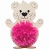 Baker Ross Love Bear Pom Pom Craft Set Made of