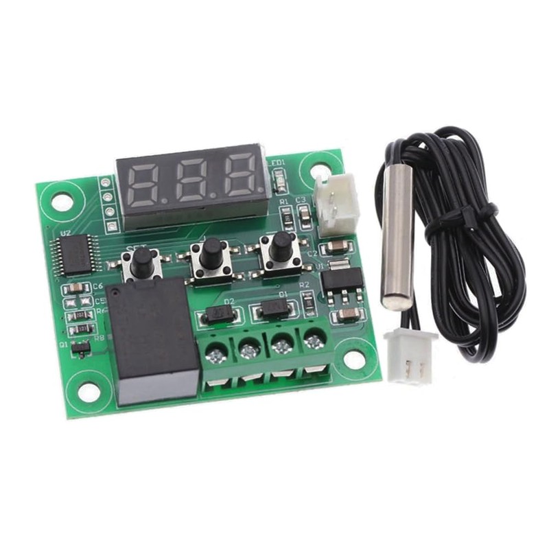 2Pcs 12V DC Digital Temperature Controller Board, Digital Thermostat -50-110°C