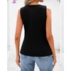BTFBM Summer Sleeveless Blazer Vest For Women Dressy Button Down