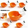 Automatic Chicken Waterer Cups, 6-Pack No Waste Poultry Watering System
