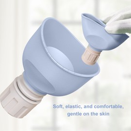 Unisex Urinal Pee Cup, Reusable Emergency Urine Funnel Pee Cup Urination Device for Kids Adults Car Travel (Blue)