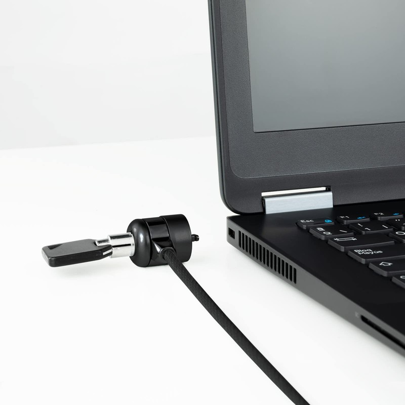 TOOQ TQCLKC0025-G Laptop Security Cable with Key 1.5 Metres Dark