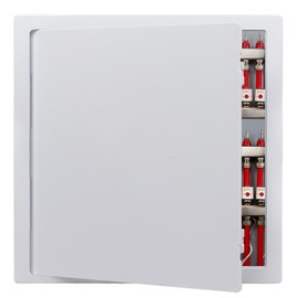 Donext Access Plumbing Panel for Drywall Ceiling, 18x18 in Plastic Access Door, Wall Hole Cover Plate for Plumbing & Electrical & Wiring, White