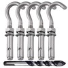 maogoujian Metal Wall Hangers Heavy Duty Concrete Wall Hooks,304 Stainless