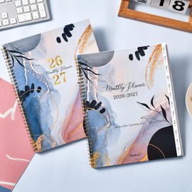 2026-2027 Monthly Planner/Calendar - January 2026 - December 2027, Monthly Calendar 2026-2027, 9" x 11", 2 Years Monthly Planner with Two-Side Pocket and Monthly Tabs