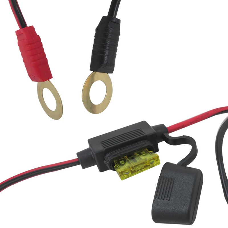 JRSHOME Upgrade Wire Harness for NOCO(R) GC008 X-Connect, M10 (3/8in)