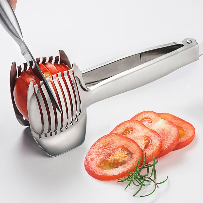 ZONADAH Tomato Lemon Slicer Holder Cherry Slicer Potato Shreader Cutter