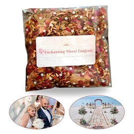 Eco-Friendly Biodegradable Wedding Confetti – 100% Natural Dried Rose Petal Confetti, Perfect for Weddings, Celebrations & Events – Romantic, Sustainable, Compostable Confetti Petals