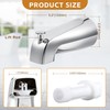 Dreyoo Diverter Tub Spout with Tub Spout Cover Ring, Universal