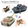 Rc Tanks,1:28 WW2 German Tiger Army Tank Toys for Boys,9