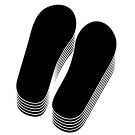 Professional 40 Pairs Spray Tan Feet Pads - Disposable Foam Feet Protectors for Tanning Hygienic & Comfortable Feet for Spray Tanning - Spray Tan Foot Covers for Tanning Tent (Black)