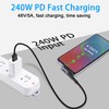 QIANRENON USB 4.0 C 90 Degree Angle Adapter 240 W