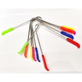 Wonder Care -Ayurveda Zungenschaber, stahlfarben, Staninless Steel Zungenschaber, Linderung von Mundgeruch, Zungenkehrer, 4 Stück