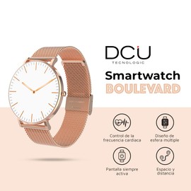DCU Technogic Ultra Thin Boulevard Model Smart Watch Gorilla Glass Amoled Display 1.3 Inch 14 Sports Modes